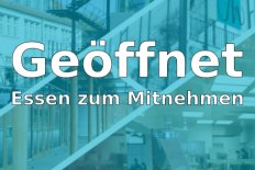 Vorübergehend nur To-Go-Betrieb in allen Mensen und Cafeterien